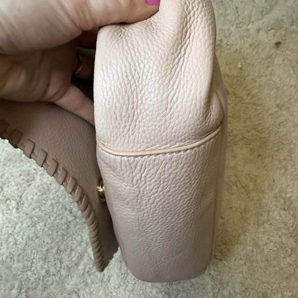 Tory Burch Pink Marion Flap Leather Shoulder Bag Blush - Picture 15 of 16